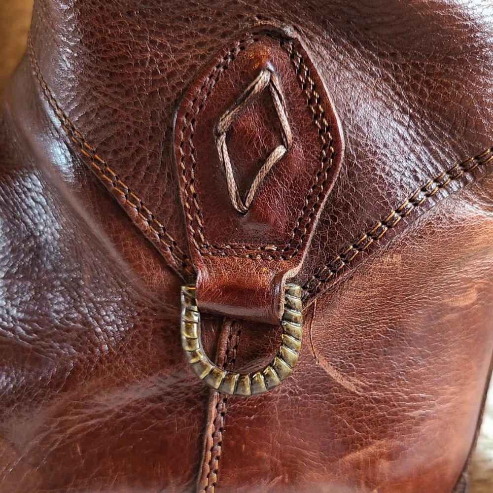 Joan & David Brown Leather Riding Boot - Picture 6 of 15